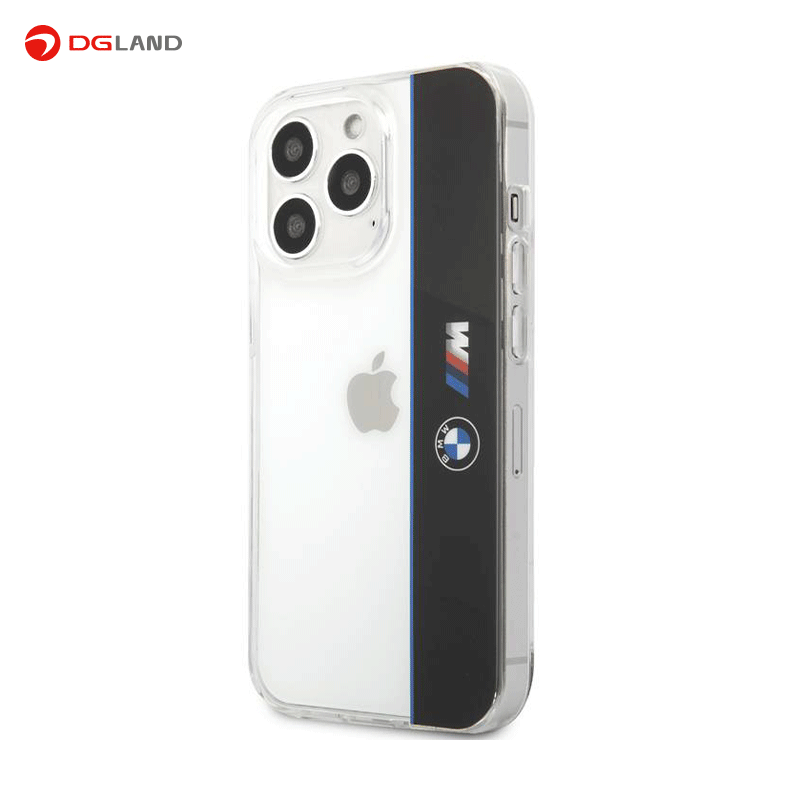 کاور iPhone 13 pro طرح BMW M Collection PC-TPU Hard Case Vertical Blue Line & Black Stripe کاور iPhone 13 pro طرح BMW M Collection PC-TPU Hard Case Vertical Blue Line & Black Stripe