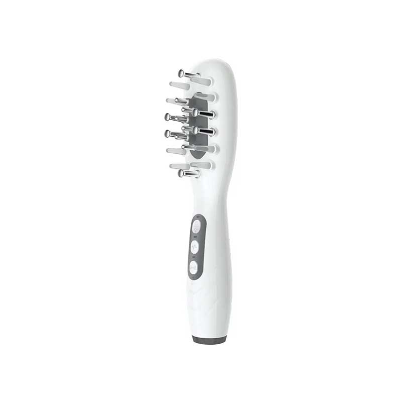 شانه ماساژ پوست سر پرودو مدل Light TherapyPDFLSTF1 با بطری روغن 8 میلی لیتری