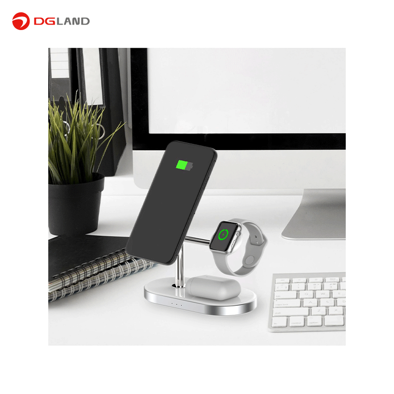 شارژر بی سیم پاورولوژی مدل 3in1 Magsafe Charging Dock شارژر بی سیم پاورولوژی مدل 3in1 Magsafe Charging Dock