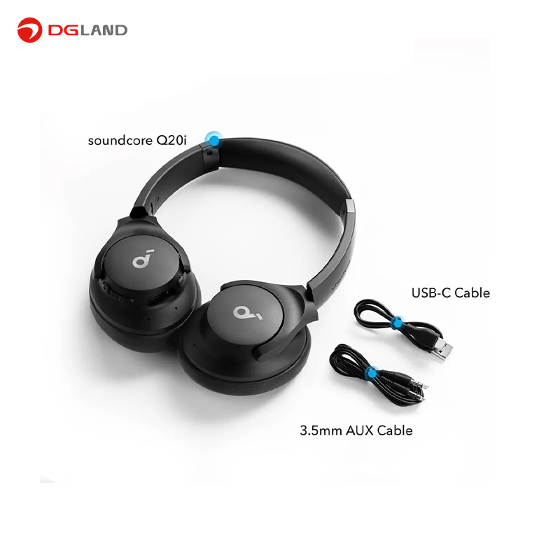 هدفون بلوتوثی انکر مدل Soundcore Q20i A3004 هدفون بلوتوثی انکر مدل Soundcore Q20i A3004