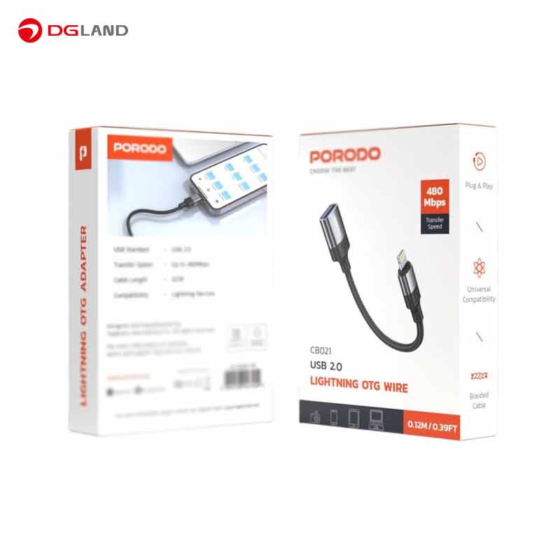 مبدل USB به USB-C پرودو مدل PD-CBL0020 مبدل USB به USB-C پرودو مدل PD-CBL0020