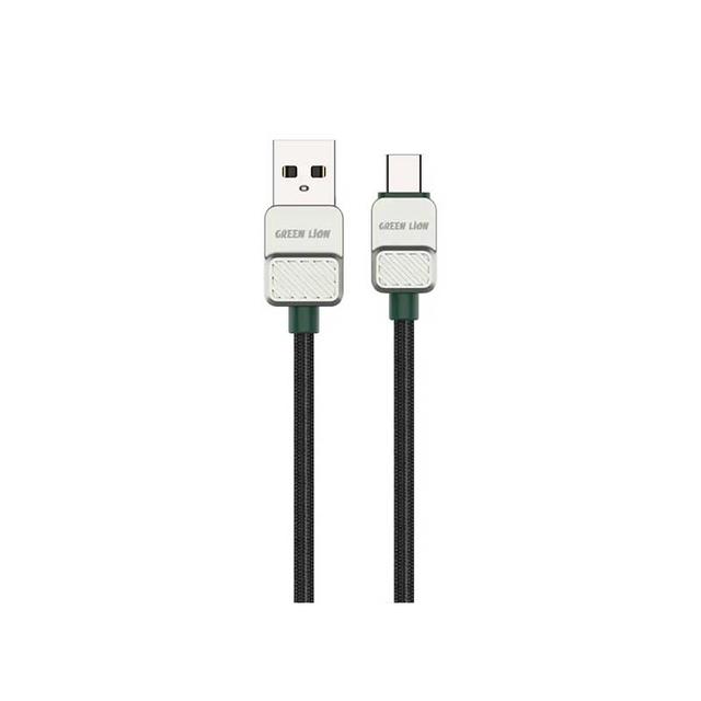 کابل شارژ 15 وات یو اس بی به تایپ سی گرین لاین مدل Electroplated GNELUAUC1