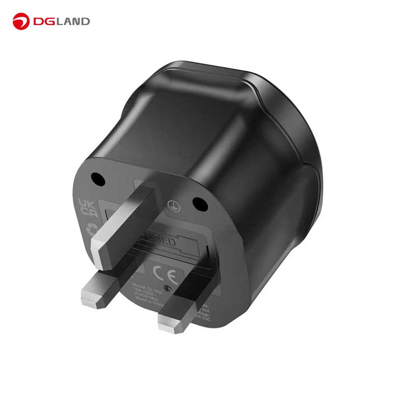 مبدل برق 3 به 3 گرین لاین مدل GNUVEUPLG2 2 Conversion Plug مبدل برق 3 به 3 گرین لاین مدل GNUVEUPLG2 2 Conversion Plug