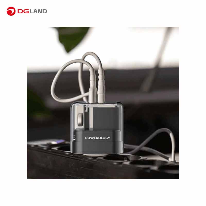 شارژر دیواری 35 وات پاورولوژی مدل pwcuqc020 شارژر دیواری 35 وات پاورولوژی مدل pwcuqc020