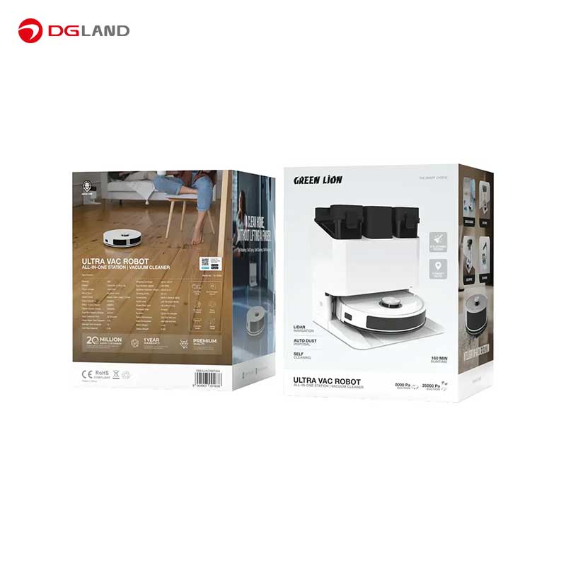 جارو رباتیک چندکاره گرین لاین مدل Ultra Vac Robot All-In-One Station GNULVACRBT جارو رباتیک چندکاره گرین لاین مدل Ultra Vac Robot All-In-One Station GNULVACRBT