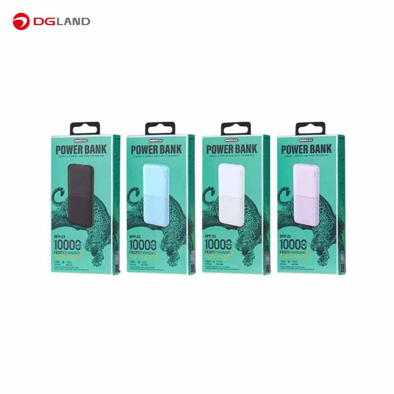 پاوربانک ریمکس مدل RPP-23 ظرفیت 10000 میلی آمپر ساعت پاوربانک ریمکس مدل RPP-23 ظرفیت 10000 میلی آمپر ساعت