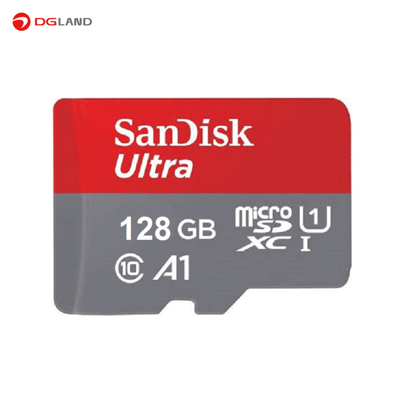 کارت حافظه microSDXC سن دیسک مدل Ultra A1 کلاس 10 استاندارد UHS-I سرعت 120MBps ظرفیت 128 گیگابایت کارت حافظه microSDXC سن دیسک مدل Ultra A1 کلاس 10 استاندارد UHS-I سرعت 120MBps ظرفیت 128 گیگابایت