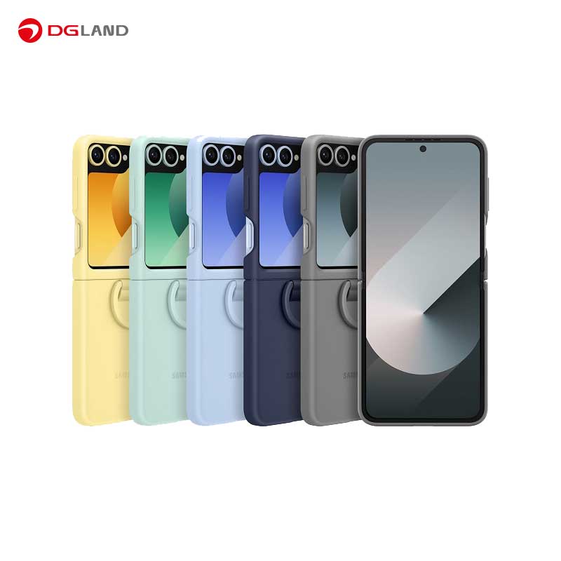 کاور سامسونگ مدل Silicone Cover With Ring مناسب برای گوشی موبایل Z Flip 6 کاور سامسونگ مدل Silicone Cover With Ring مناسب برای گوشی موبایل Z Flip 6