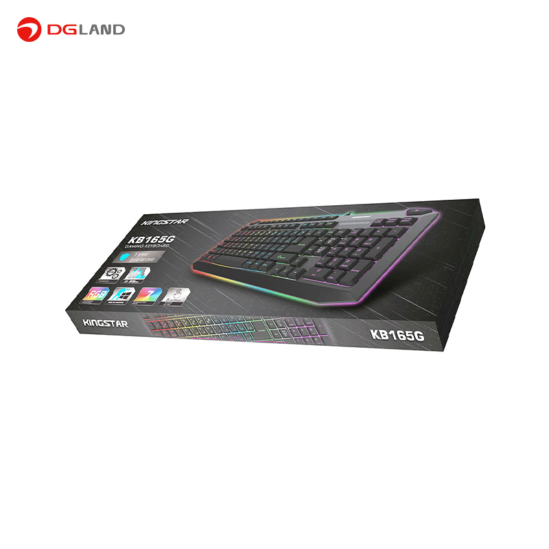 کیبورد کینگ استار مدل KB165G مخصوص بازی کیبورد کینگ استار مدل KB165G مخصوص بازی