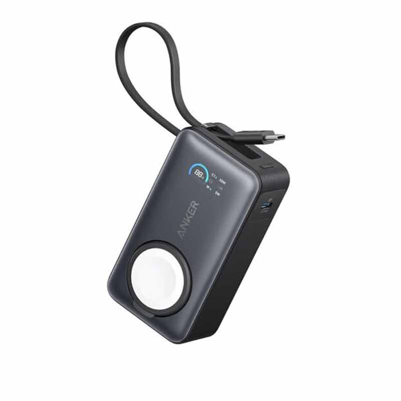 پاوربانک 30W انکر مدل MagGo A1675 for Apple Watch پاوربانک 30W انکر مدل MagGo A1675 for Apple Watch