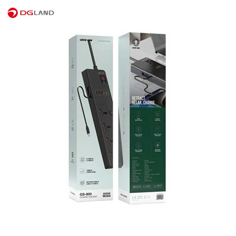 چندراهی برق گرین لاین مدل GS-800 GNGS8PSKT2 چندراهی برق گرین لاین مدل GS-800 GNGS8PSKT2