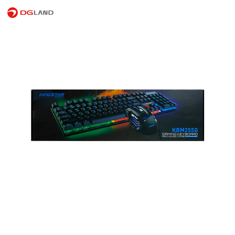کیبورد و ماوس مخصوص بازی کینگ استار مدل KBM255G کیبورد و ماوس مخصوص بازی کینگ استار مدل KBM255G