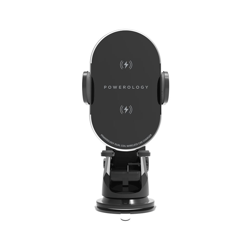 پایه نگهدارنده گوشی موبایل پاورولوژی مدل 3in 1 Fast Wireless Car Charger
