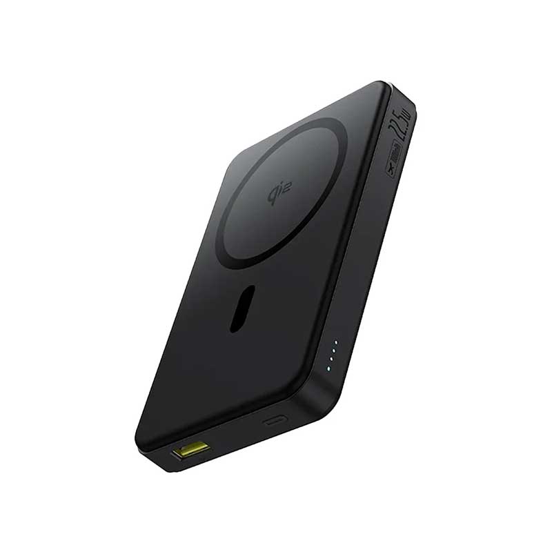 پاوربانک بیسیم 22.5 وات بیسوس مدل Airpow Ⅱ Qi2 Magnetic ظرفیت 10000 میلیآمپر ساعت