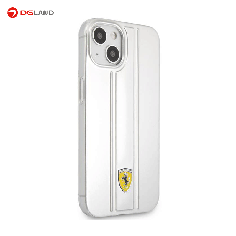 کاور iPhone 13 طرح Ferrari PC-TPU Transparent Hard Case With 3D Stripes کاور iPhone 13 طرح Ferrari PC-TPU Transparent Hard Case With 3D Stripes