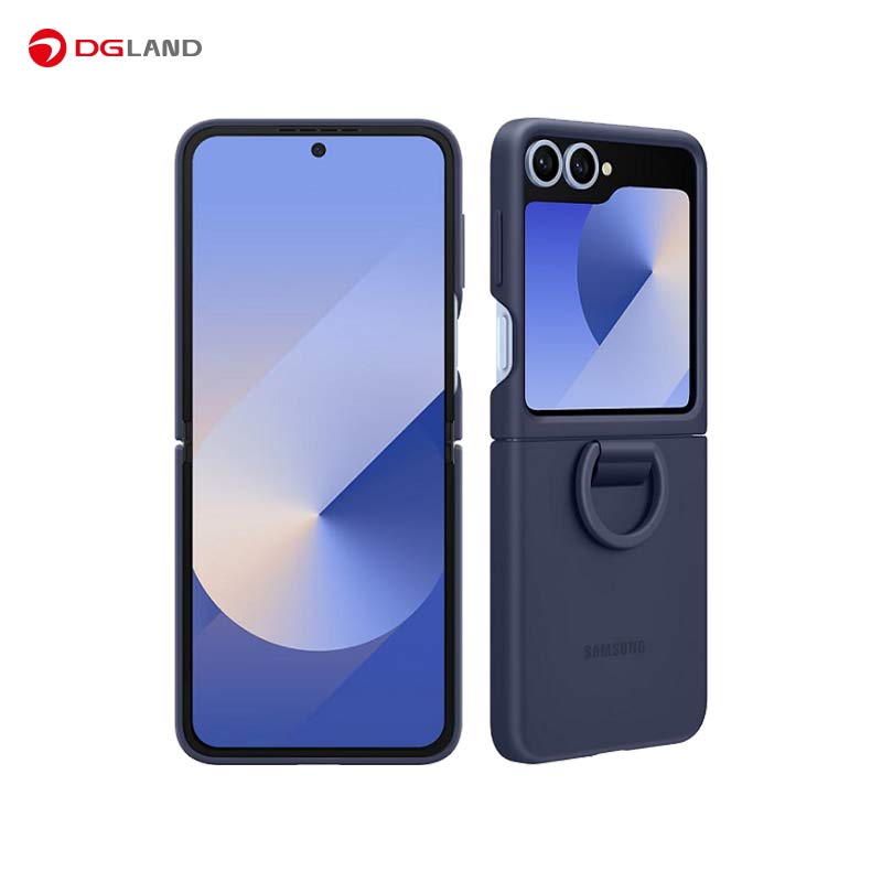 کاور سامسونگ مدل Silicone Cover With Ring مناسب برای گوشی موبایل Z Flip 6 کاور سامسونگ مدل Silicone Cover With Ring مناسب برای گوشی موبایل Z Flip 6