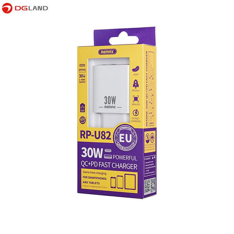 شارژر ریمکس مدل RP-U82.QC.PD.Fast شارژر ریمکس مدل RP-U82.QC.PD.Fast