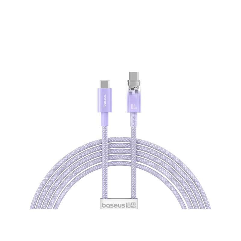 کابل تبدیل تایپ سی به تایپ سی باسئوس مدل P10319703511-00 به طول 1 متر کابل تبدیل تایپ سی به تایپ سی باسئوس مدل P10319703511-00 به طول 1 متر