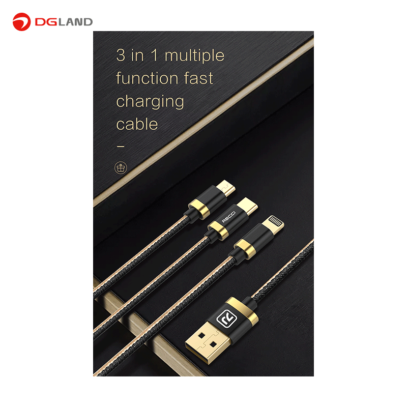 مجموعه کابل و شارژر رسی Luxury Gift Box RBG-A03 مجموعه کابل و شارژر رسی Luxury Gift Box RBG-A03