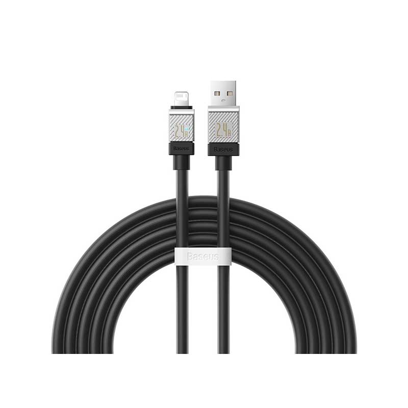 کابل شارژ یو اس بی به لایتنینگ بیسوس مدل Coolplay CAKW000501 طول 2 متر