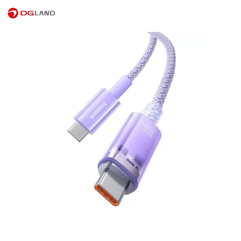 کابل تبدیل تایپ سی به تایپ سی باسئوس مدل P10319703511-00 به طول 1 متر کابل تبدیل تایپ سی به تایپ سی باسئوس مدل P10319703511-00 به طول 1 متر