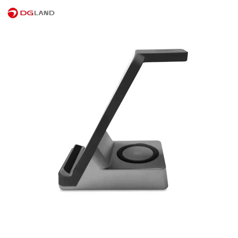پایه شارژ بی سیم مغناطیسی سلی مدل WLSTAND3IN1 پایه شارژ بی سیم مغناطیسی سلی مدل WLSTAND3IN1