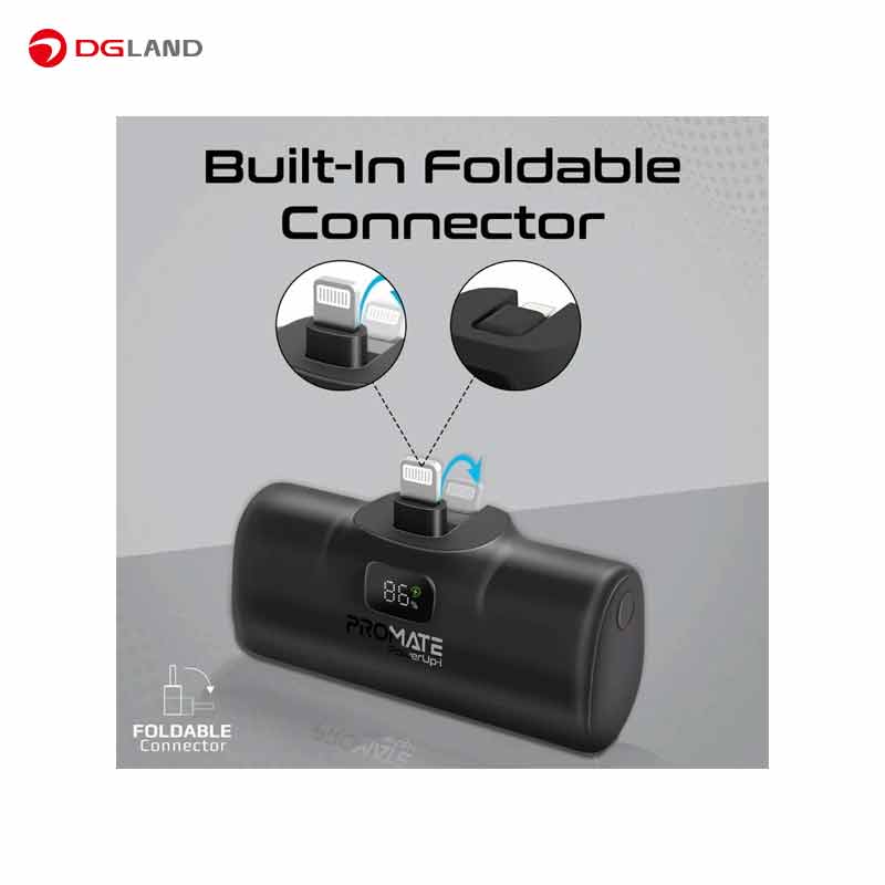 پاوربانک پرومیت مدل POWERUP-I ظرفیت 5000 میلیآمپرساعت پاوربانک پرومیت مدل POWERUP-I ظرفیت 5000 میلیآمپرساعت