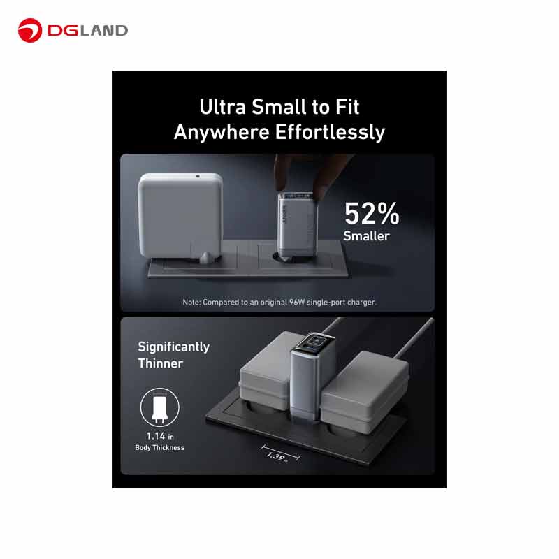 شارژر دیواری انکر 3 پورت 100 وات مدل A2688341 شارژر دیواری انکر 3 پورت 100 وات مدل A2688341