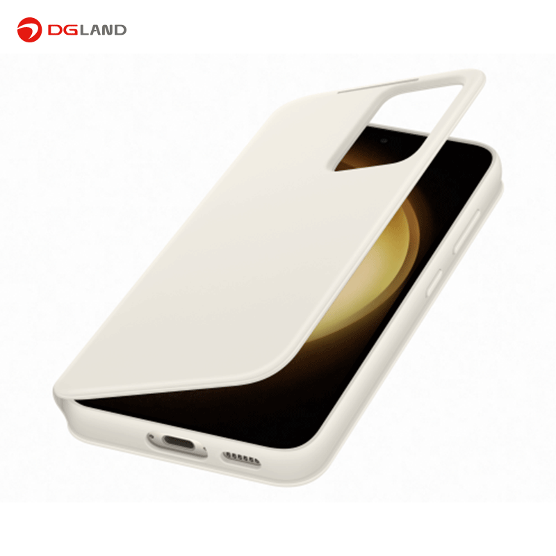 کاور محافظ لنز دار هوشمند سامسونگ مدل Smart View Wallet Case مناسب برای گوشی موبایل Galaxy S23 Plus کاور محافظ لنز دار هوشمند سامسونگ مدل Smart View Wallet Case مناسب برای گوشی موبایل Galaxy S23 Plus