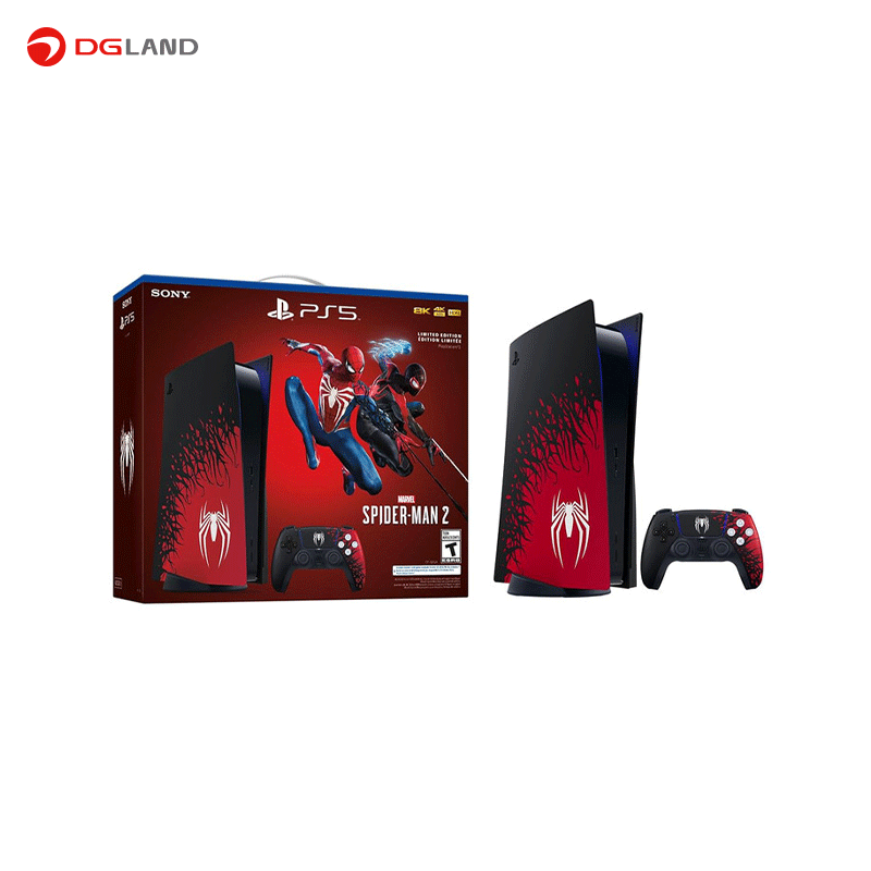 کنسول بازی سونی مدل PlayStation 5 Marvels Spider-Man 2 Limited Edition ظرفیت 825 گیگابایت کنسول بازی سونی مدل PlayStation 5 Marvels Spider-Man 2 Limited Edition ظرفیت 825 گیگابایت