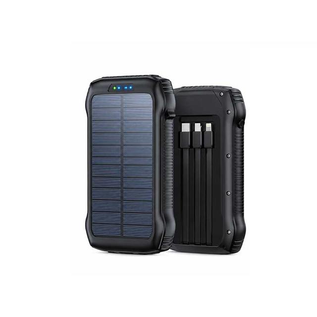 پاوربانک خورشیدی 20 وات گرین لاین مدل GL-PX82 GNSOLF20PB ظرفیت ۲۰۰۰۰ میلی آمپر