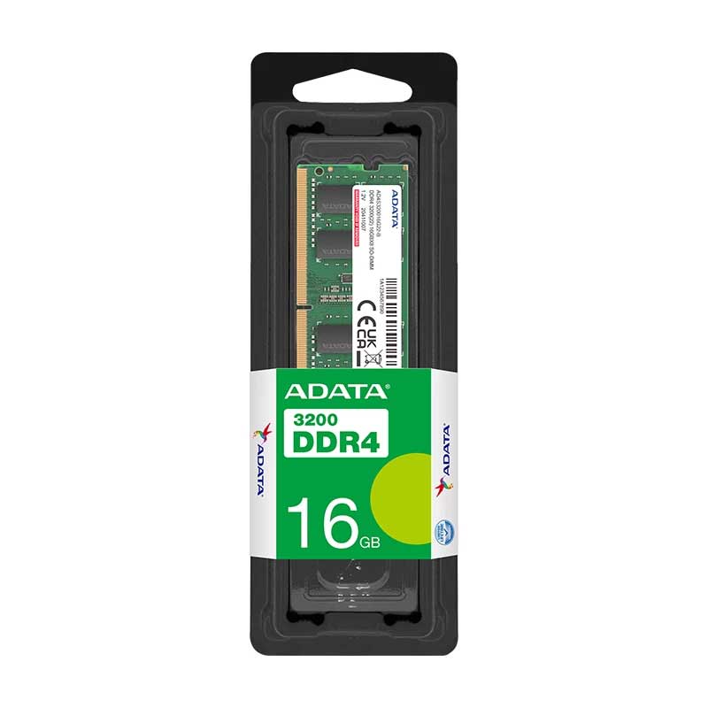رم لپ تاپ DDR4 تک کاناله 3200 مگاهرتز CL19 ای دیتا مدل Premier ظرفیت 16 گیگابایت رم لپ تاپ DDR4 تک کاناله 3200 مگاهرتز CL19 ای دیتا مدل Premier ظرفیت 16 گیگابایت