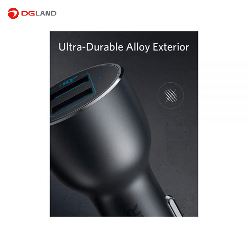 شارژر فندکی انکر مدل PowerDrive III 2-Port 36W alloy A2729 شارژر فندکی انکر مدل PowerDrive III 2-Port 36W alloy A2729