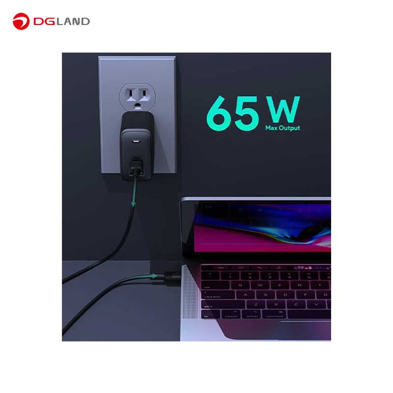 شارژر دیواری دو پین 65 وات آوکی مدلOmnia PA-B3 شارژر دیواری دو پین 65 وات آوکی مدلOmnia PA-B3