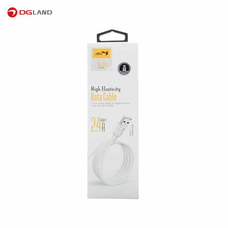 کابل شارژ USB-A به Type-C جی بی کیو مدل DT-39 کابل شارژ USB-A به Type-C جی بی کیو مدل DT-39