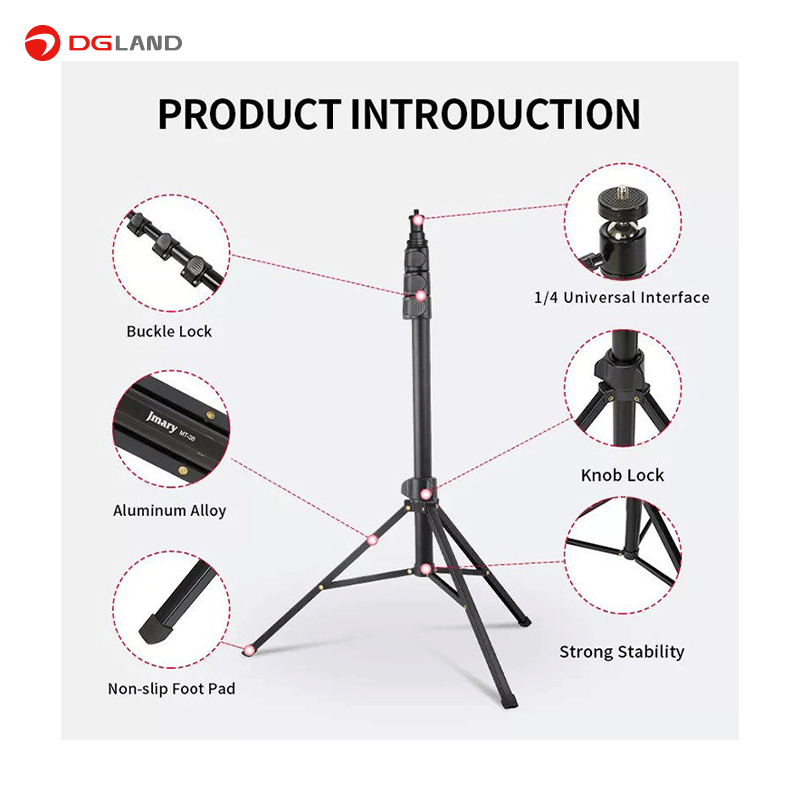 سه پایه دوربین جی ماری مدل MT-38 سه پایه دوربین جی ماری مدل MT-38