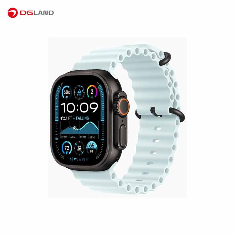 ساعت هوشمند Ultra 2 سایز 49mm مدل Black Titanium Case Ocean Band ساعت هوشمند Ultra 2 سایز 49mm مدل Black Titanium Case Ocean Band