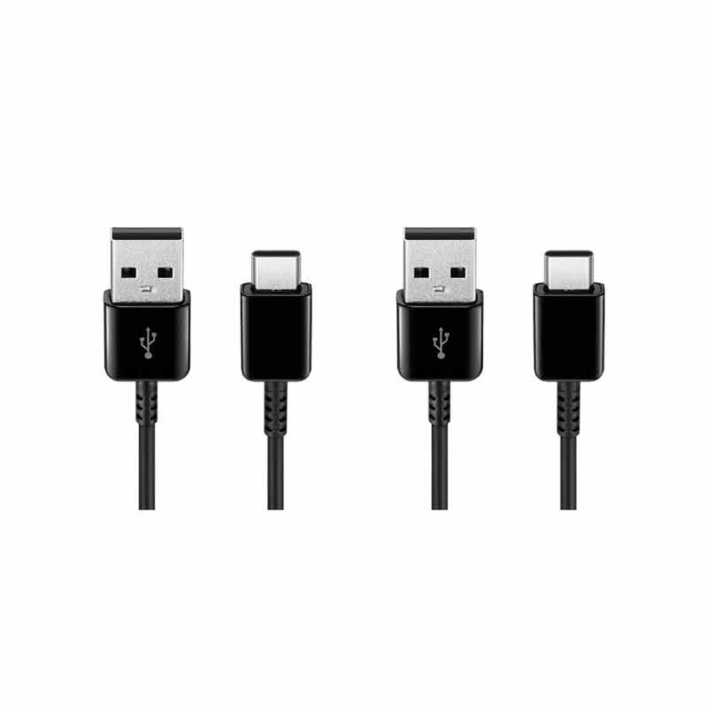پک کابل تایپ سی سامسونگ مدل USB-A To USB-C طول 1.5 متر 2 عددی
