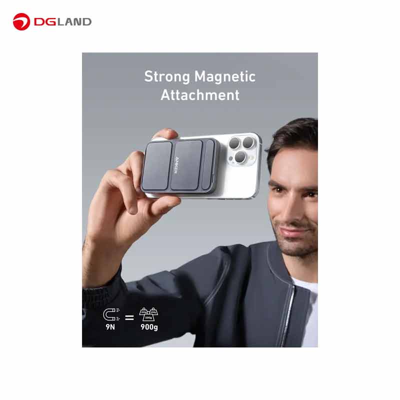 پاوربانک مگ سیف انکر مدل A1614 ظرفیت 5000 میلی آمپر ساعت پاوربانک مگ سیف انکر مدل A1614 ظرفیت 5000 میلی آمپر ساعت