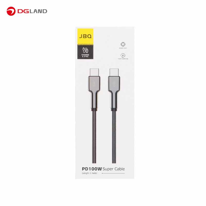 کابل شارژ Type-C به Type-C جی بی کیو مدل CA-1202 کابل شارژ Type-C به Type-C جی بی کیو مدل CA-1202