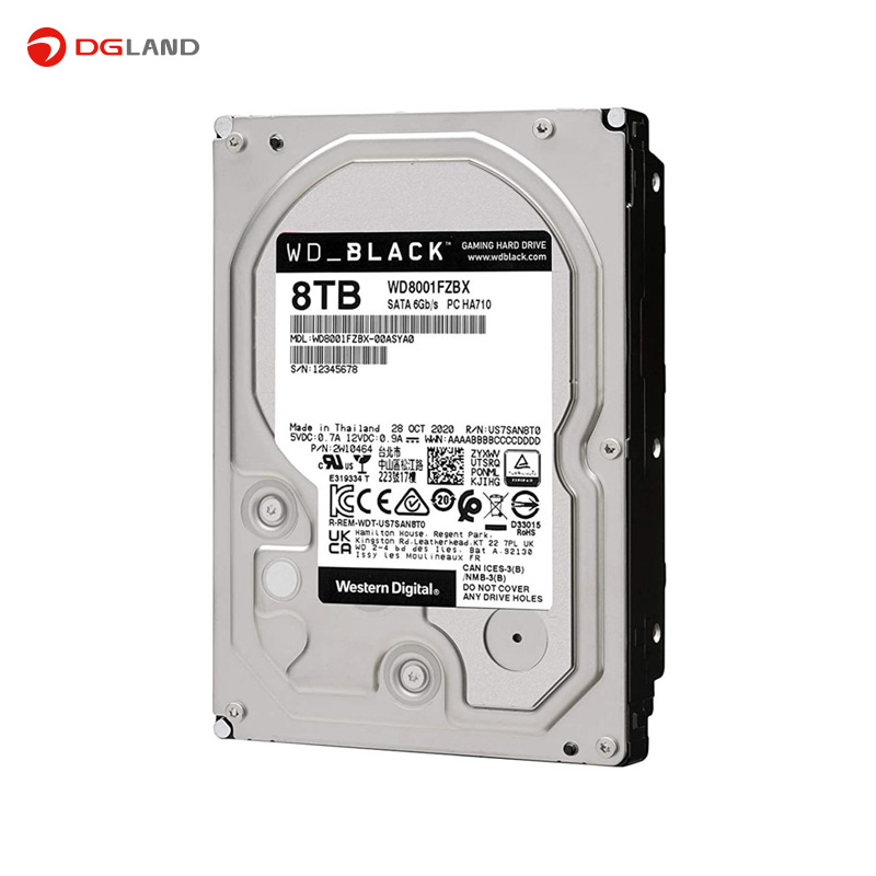 هارددیسک اینترنال وسترن دیجیتال مدل Black ظرفیت 8 ترابایت هارددیسک اینترنال وسترن دیجیتال مدل Black ظرفیت 8 ترابایت