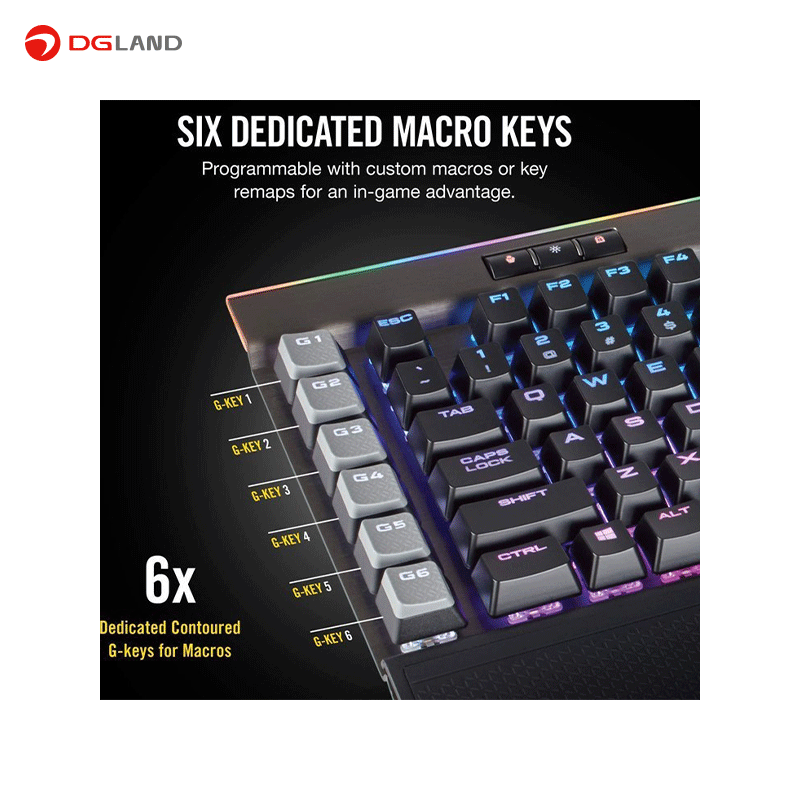 کیبورد مخصوص بازی کورسیر مدل K95 RGB Platinum کیبورد مخصوص بازی کورسیر مدل K95 RGB Platinum