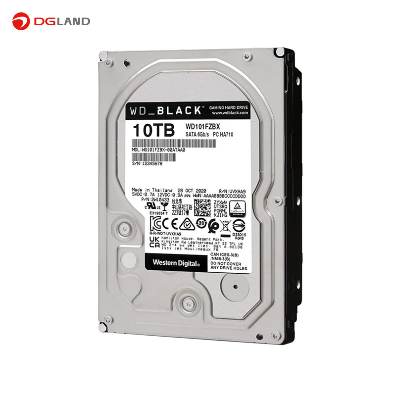 هارددیسک اینترنال وسترن دیجیتال مدل Black ظرفیت 10 ترابایت هارددیسک اینترنال وسترن دیجیتال مدل Black ظرفیت 10 ترابایت