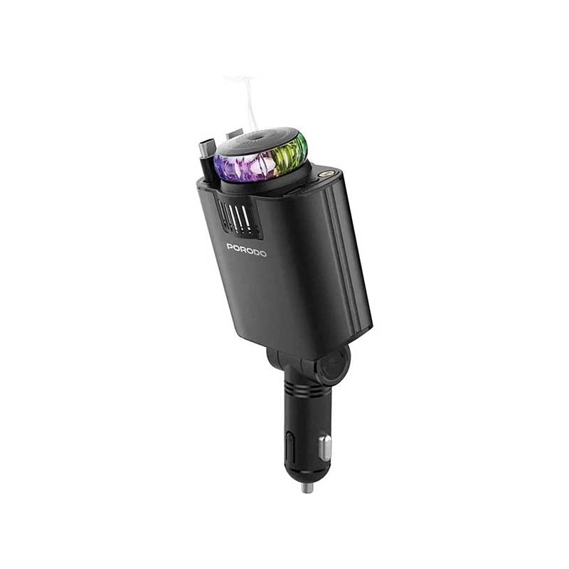 شارژر فندکی پرودو مدل Aromaglow 120W PDCHD120W با قابلیت پخش رایحه