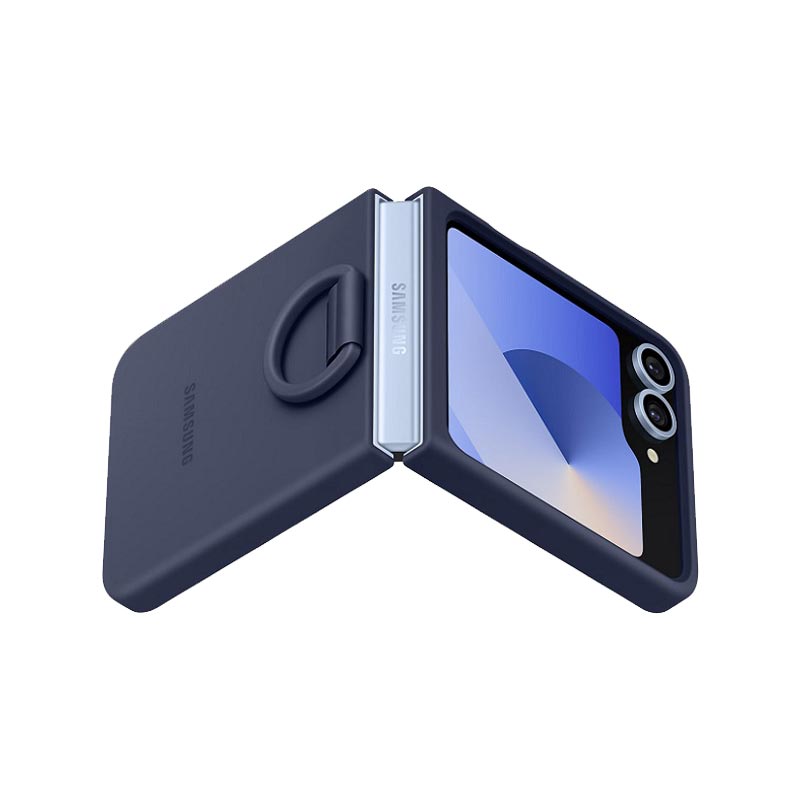 کاور سامسونگ مدل Silicone Cover With Ring مناسب برای گوشی موبایل Z Flip 6 کاور سامسونگ مدل Silicone Cover With Ring مناسب برای گوشی موبایل Z Flip 6