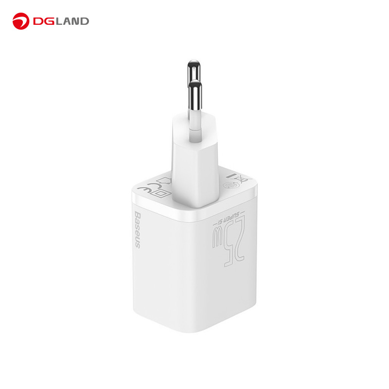 شارژر دیواری 25 وات باسئوس مدل TZCCSUP-L02 به همراه کابل تایپ سی به تایپ سی به طول 1 متر شارژر دیواری 25 وات باسئوس مدل TZCCSUP-L02 به همراه کابل تایپ سی به تایپ سی به طول 1 متر