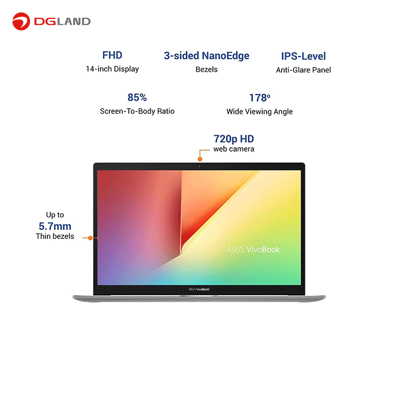 لپ تاپ 14 اینچی ایسوس مدل M433IA-EB1017 لپ تاپ 14 اینچی ایسوس مدل M433IA-EB1017