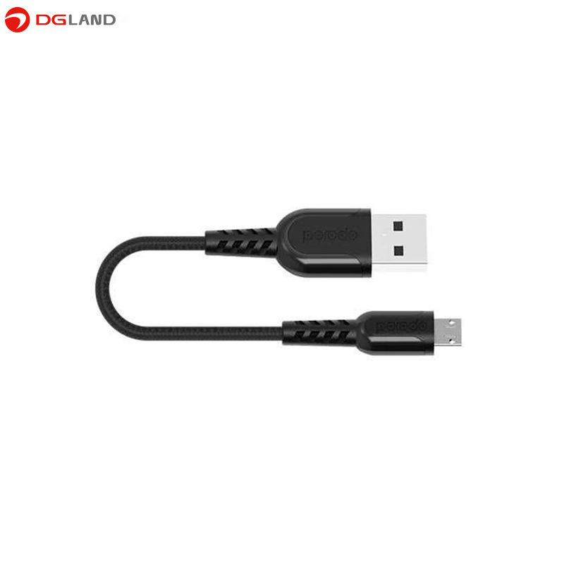 کابل تبدیل USB به microUSB پرودو طول 0.25 متر کابل تبدیل USB به microUSB پرودو طول 0.25 متر