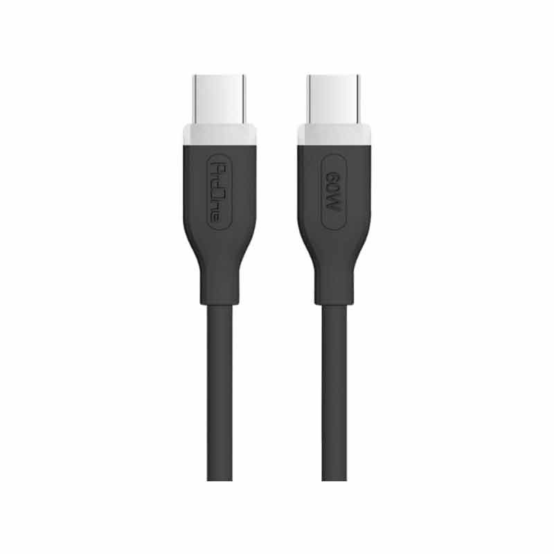 کابل شارژ USB-C به USB-C پرووان مدل PCC121 طول 1 متر