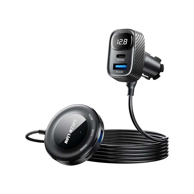 شارژر فندکی ۵ در ۱ گرین لاین مدل GNCC305N1